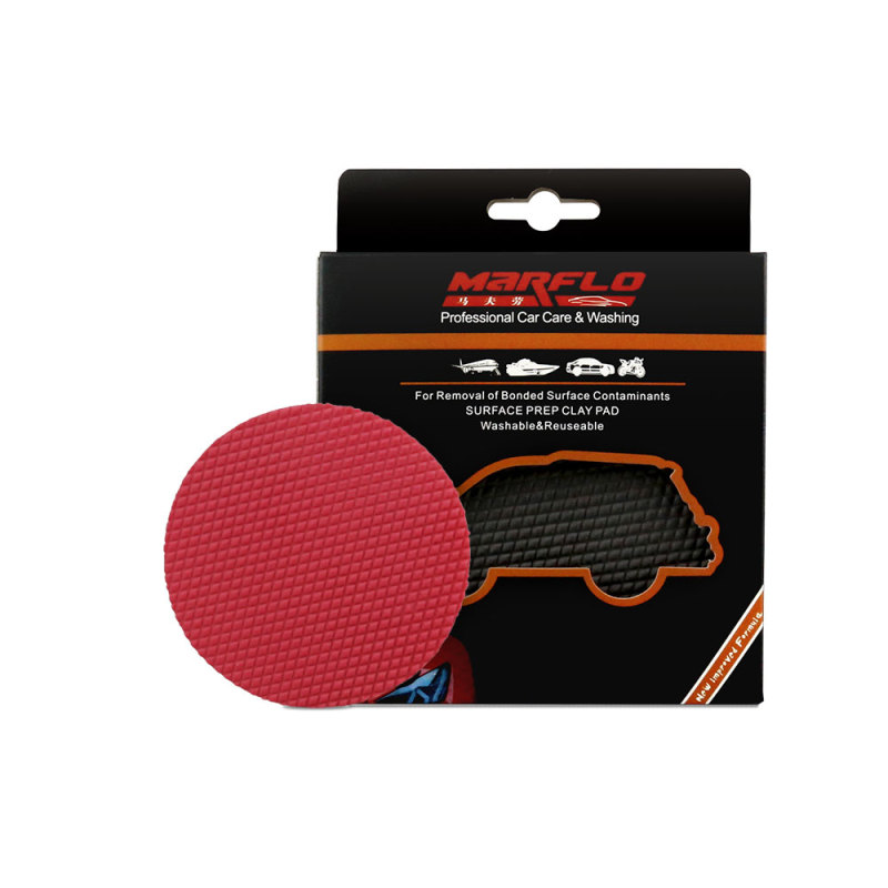 Custom magic clay pad for car washing to removal contaminants from car paints