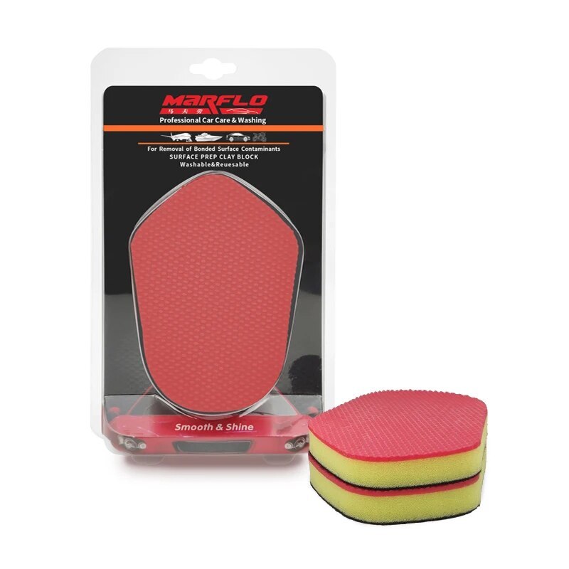 BT-6046 Magic Clay Ball Consist of a Clay Pad and a PU applicator,  Develop Based Clay Bar Eraser for remove contaminants of Car Body Paint