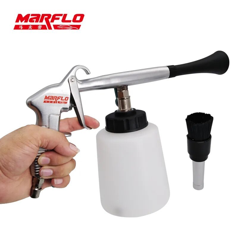 Marflo Tornado Cleaning Gun for Car Interior Cleaning Tool Tornador Snow Foams Lance Gun Forge Alu Body High Quality