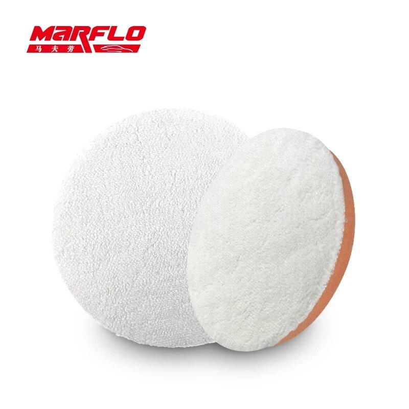 Microfiber Wax Applicator Sponge Polishing Buff Pad Remove Moderate Paint Car Care Marflo Brilliatec BT-6013h