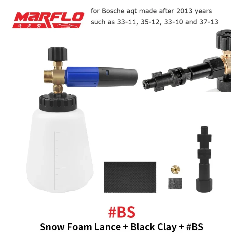 Marflo New Snow Foam Gun Lance for Water Gun Lavor Karcher HDS Nilfisk Black&Decker Makita AR Blue Intersko