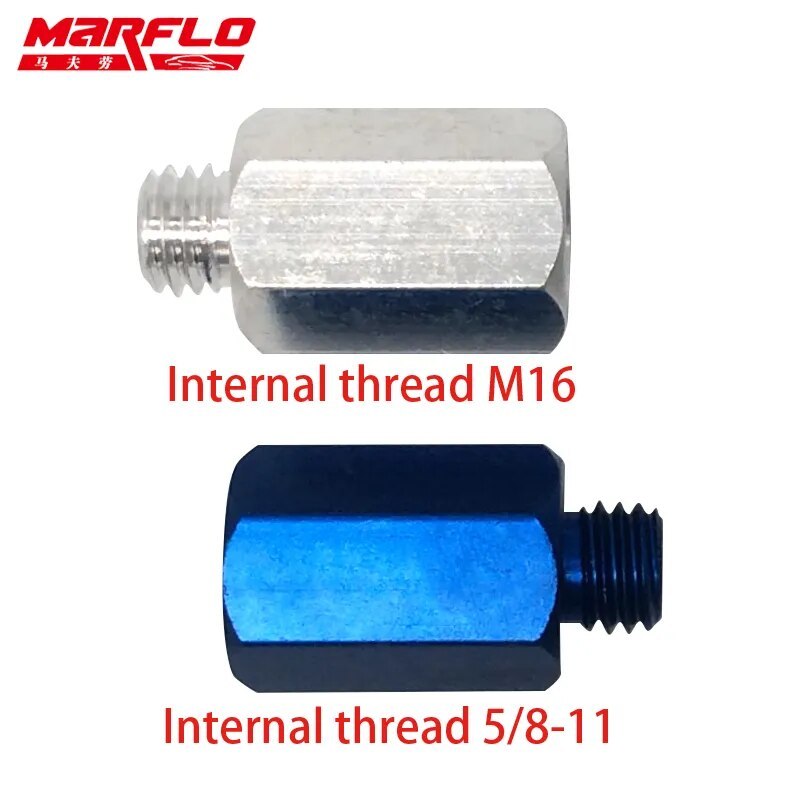 MARFLO Plate Pad Polisher with a M14 M16 5/8-11 Thread Bar for Polishing Machine Sponge Polishing Pad