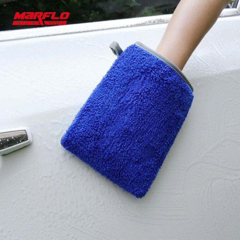 Microfiber Cloth Magic Clay Mitt Gloves Pad For Car Washing Removal Contaminants Auto Care Cleaning Towel  BT-6026