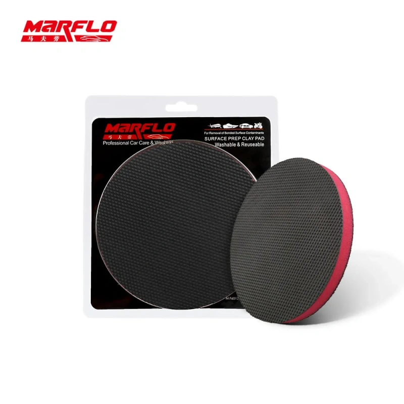 150mm MARFLO Car Wash Magic Clay Bar Pad Mitt Sponge Polishing Pad Before Auto Care Wax Applicator Car Paint Repair Auto Skin