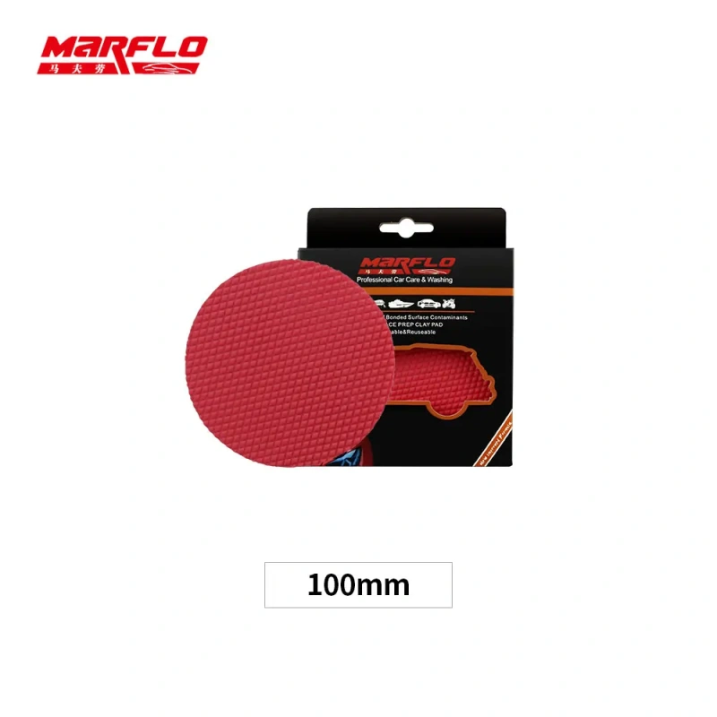 MARFLO King Grade Car Clean Magic Clay Pad Auto Cleaning Polishing Sponge Pad Wax Applicator Paint Repair Auto Skin