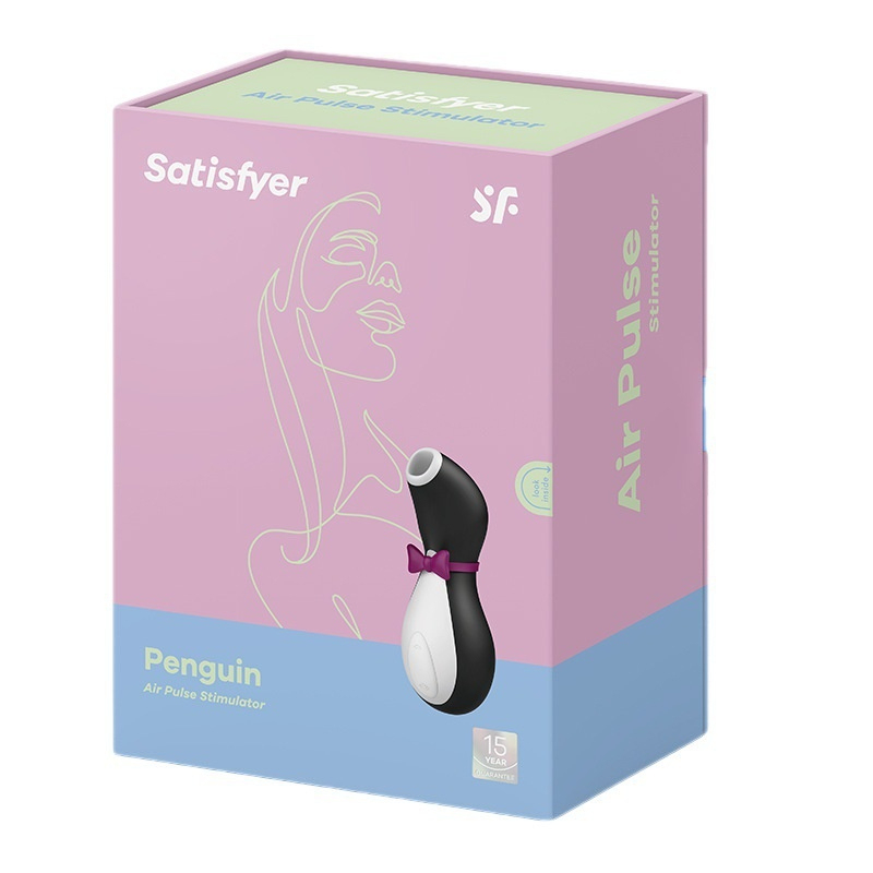 Инструмент для женской мастурбации. Массажер для женского влагалища. Satisfyer Pro Penguin сосательное устройство для внешней стимуляции мастурбации.