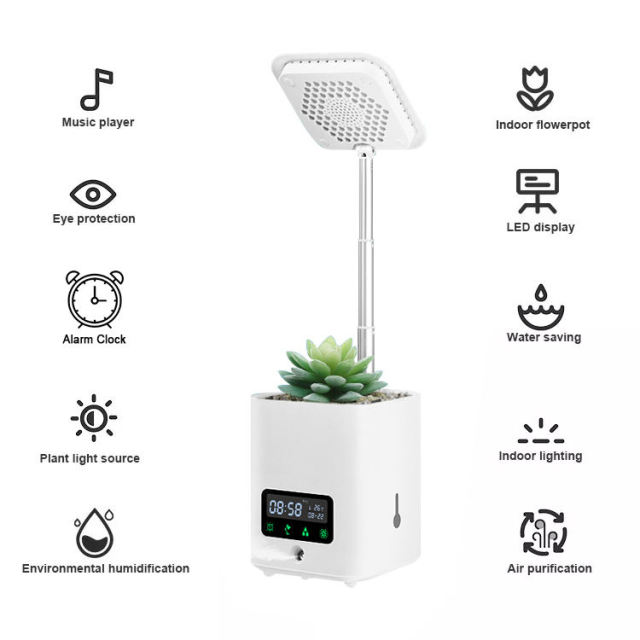 7-in-1 Smart Desktop Planter | Mini Smart Family Farm | Smart Flowering Pot