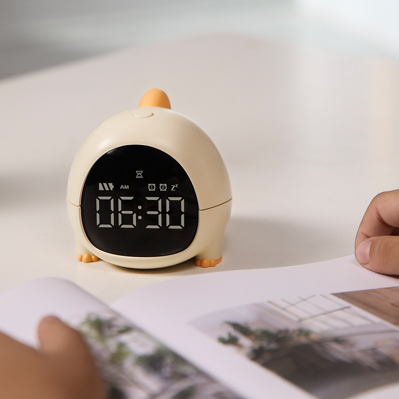 Cartoon Little Dinosaur LED Alarm Clock