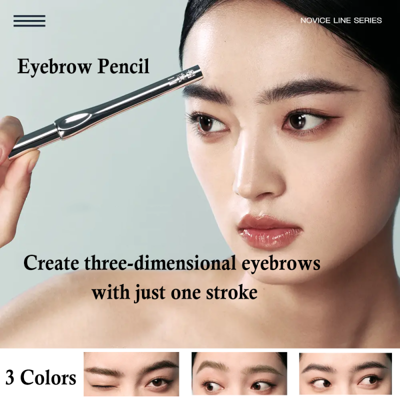 Unique 2 Tip Microblade Design-Natural Looking Eyebrow Pencil, Natural Eye Brow Pencils for Women, Liquid Waterproof Eyebrow Pencil, Smudge-Proof and Long-Lasting