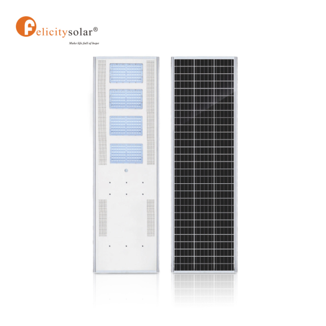 A3 150W Aluminum Solar Street Light led all in one solar street light with remote waterproof