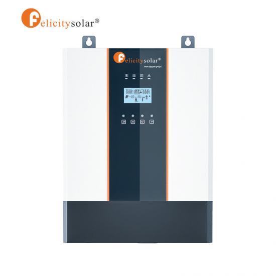 IVEM 5KVA 48V Low Voltage Solar System Inverter input 220V 380V Inverter bulit-in 100A MPPT charge controller