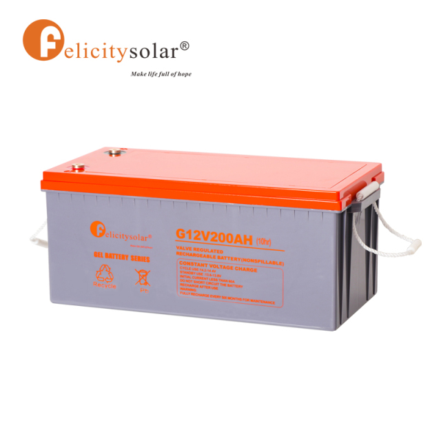 200AH 12V Gel Battery Deep Cycle for Storage Energy Home System