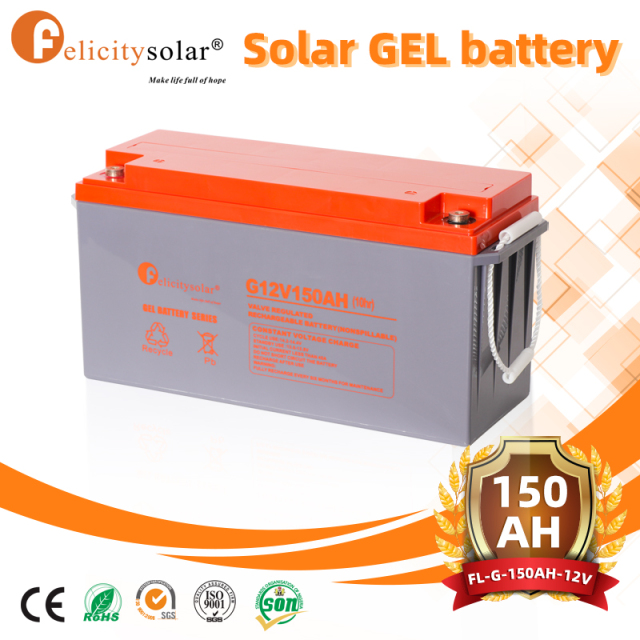 150AH 12V Gel Battery Deep Cycle for Storage Energy Home System