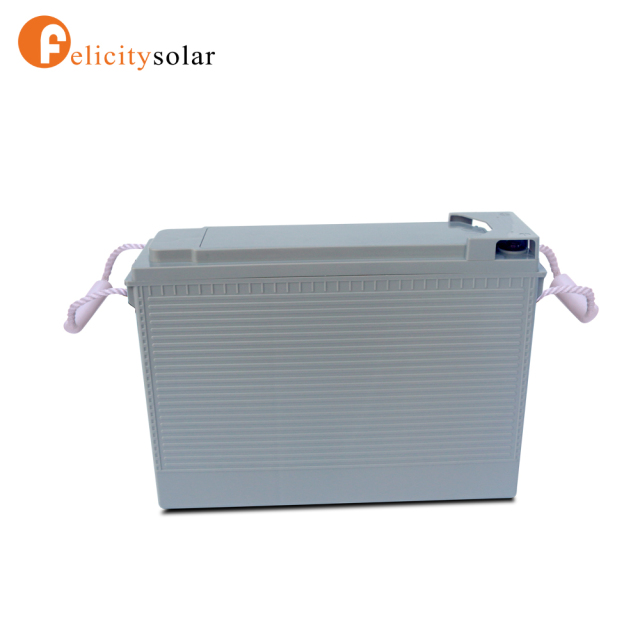 100AH High Quality Safety Value Non-Spillable Construction Design Lead Acid Battery Front Terminal Battery