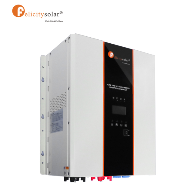 IVPS 5KVA 48V Upgrade System Stronger protection Built in BMS System Solar Inverter for Home Use