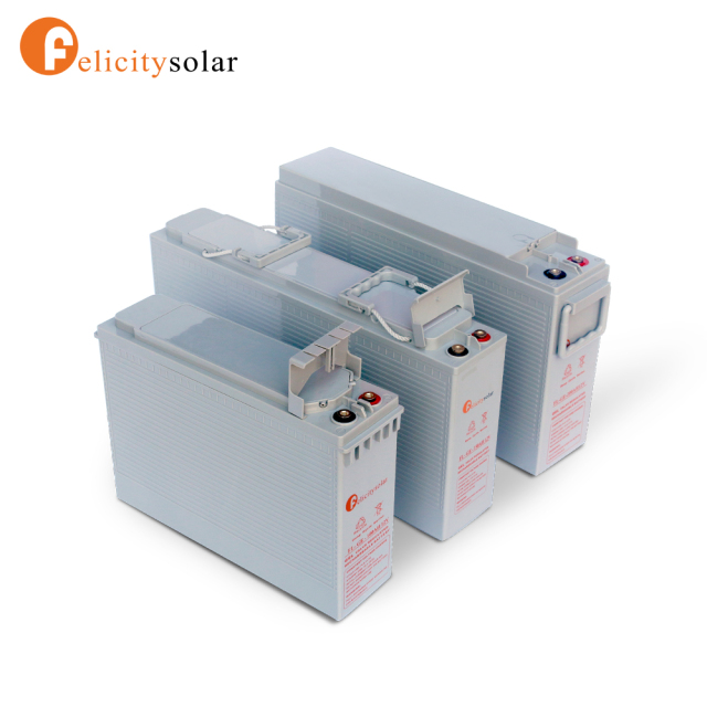 200AH High Quality Safety Value Non-Spillable Construction Design Lead Acid Battery Front Terminal Battery