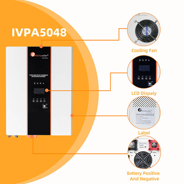 IVPA 5000A 48V  Intelligent Adjustment High Level Protection Home Use Inverter 95% Efficiency