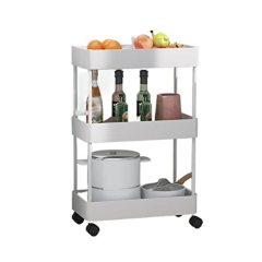 Kitchen Storage Kitchen Rack Floor-to-Ceiling Multi-Layer Removable Gap Storage Rack Daily Household Space-Saving Storage Rack Closet Shelves