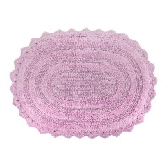 Crochet Collection Reversible Bath Mat, Round