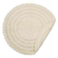 Crochet Collection Reversible Bath Mat, Round