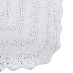 Crochet Collection Reversible Bath Mat, Round