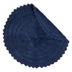 Crochet Collection Reversible Bath Mat, Round