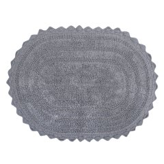 Crochet Collection Reversible Bath Mat, Round