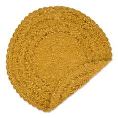 Crochet Collection Reversible Bath Mat, Round