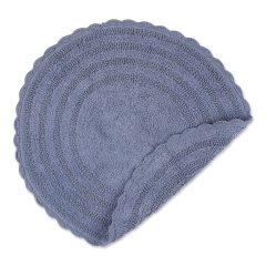 Crochet Collection Reversible Bath Mat, Round