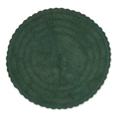 Crochet Collection Reversible Bath Mat, Round