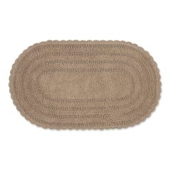 Crochet Collection Reversible Bath Mat, Round