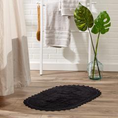 Crochet Collection Reversible Bath Mat, Round