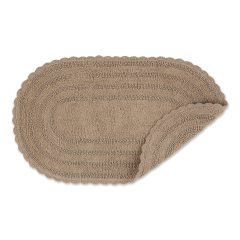 Crochet Collection Reversible Bath Mat, Round