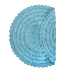 Crochet Collection Reversible Bath Mat, Round
