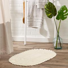 Crochet Collection Reversible Bath Mat, Round