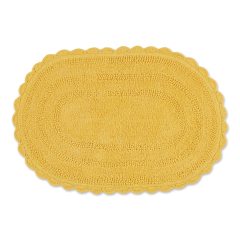 Crochet Collection Reversible Bath Mat, Round