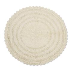 Crochet Collection Reversible Bath Mat, Round