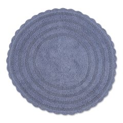 Crochet Collection Reversible Bath Mat, Round