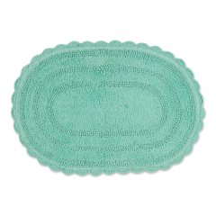 Crochet Collection Reversible Bath Mat, Round