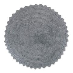 Crochet Collection Reversible Bath Mat, Round