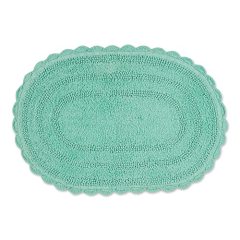 Crochet Collection Reversible Bath Mat, Round