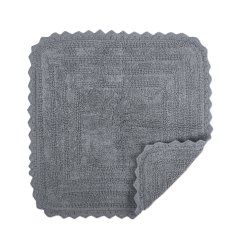 Crochet Collection Reversible Bath Mat, Round