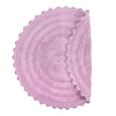 Crochet Collection Reversible Bath Mat, Round