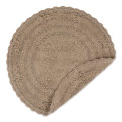 Crochet Collection Reversible Bath Mat, Round