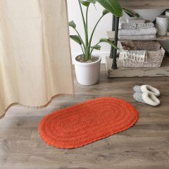 Crochet Collection Reversible Bath Mat, Round
