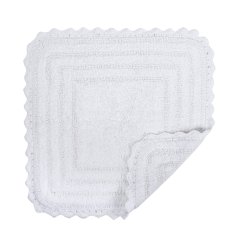 Crochet Collection Reversible Bath Mat, Round