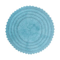 Crochet Collection Reversible Bath Mat, Round