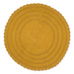 Crochet Collection Reversible Bath Mat, Round