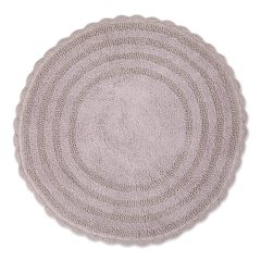 Crochet Collection Reversible Bath Mat, Round