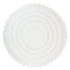Crochet Collection Reversible Bath Mat, Round